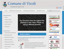 Tablet Screenshot of comune.vicoli.pe.it